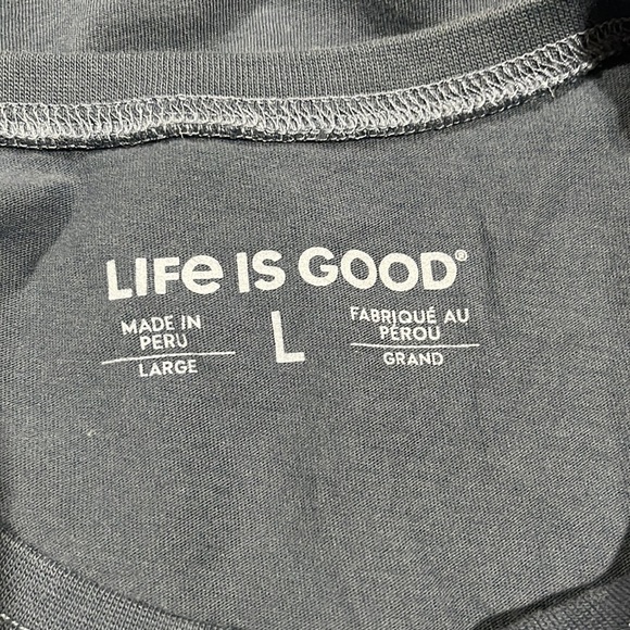 LIFE is good ride on shirt size large . - Picture 6 of 7